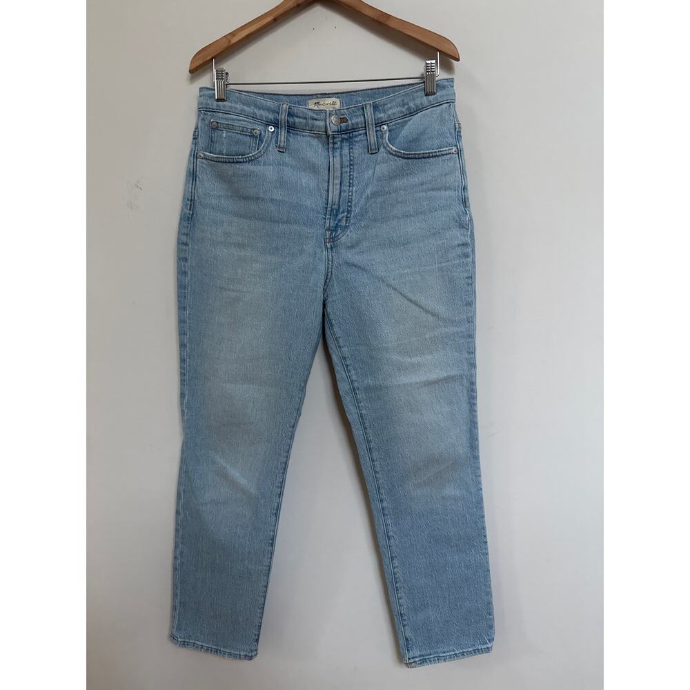 Madewell The Perfect Vintage Straight Jean Light Wash Women's Size 30 Classic